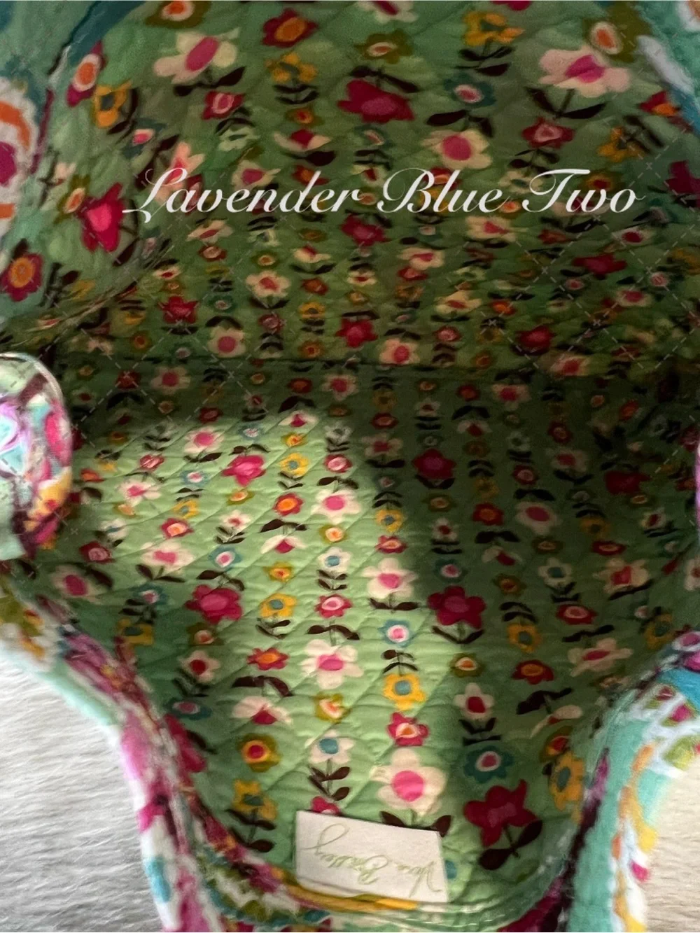 VERA BRADLEY Tutti Frutti 2013 Holiday Tote Green Pink Paisley Snap Satchel Y2K